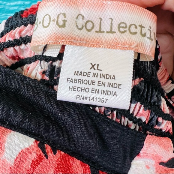 BAND OF GYPSIES CORSET FLORAL SPAGHETTI STRAPS JUMPSUIT WITH POCKETS SIZE XL - Picture 10 of 12